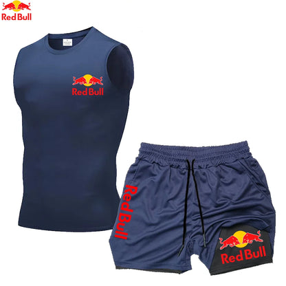 Red Bull Compression Tank Tops