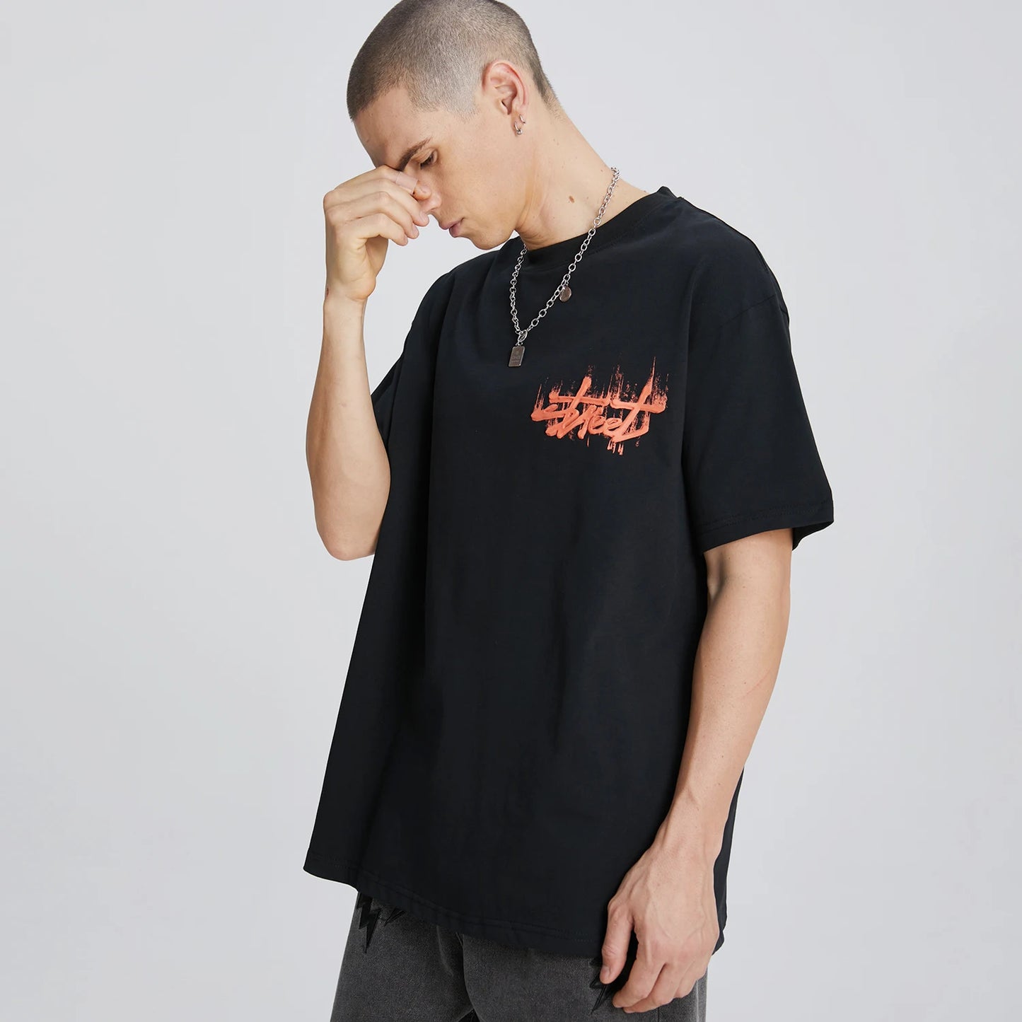 Men’s Oversized Vintage Cotton T-Shirt