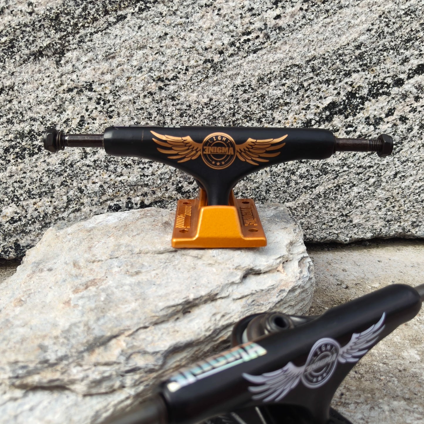 Enigma Double Hollow Aluminum Alloy Skateboard Trucks