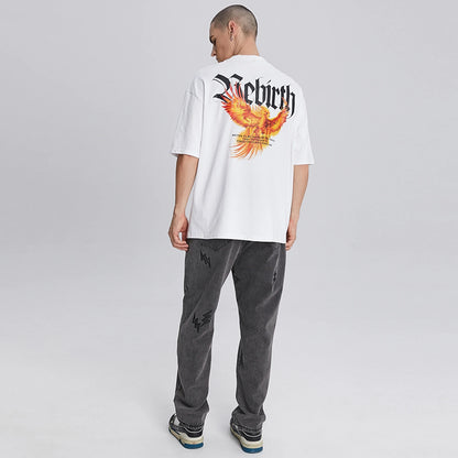 Sladeson T-Shirts with Golden Eagle Printed