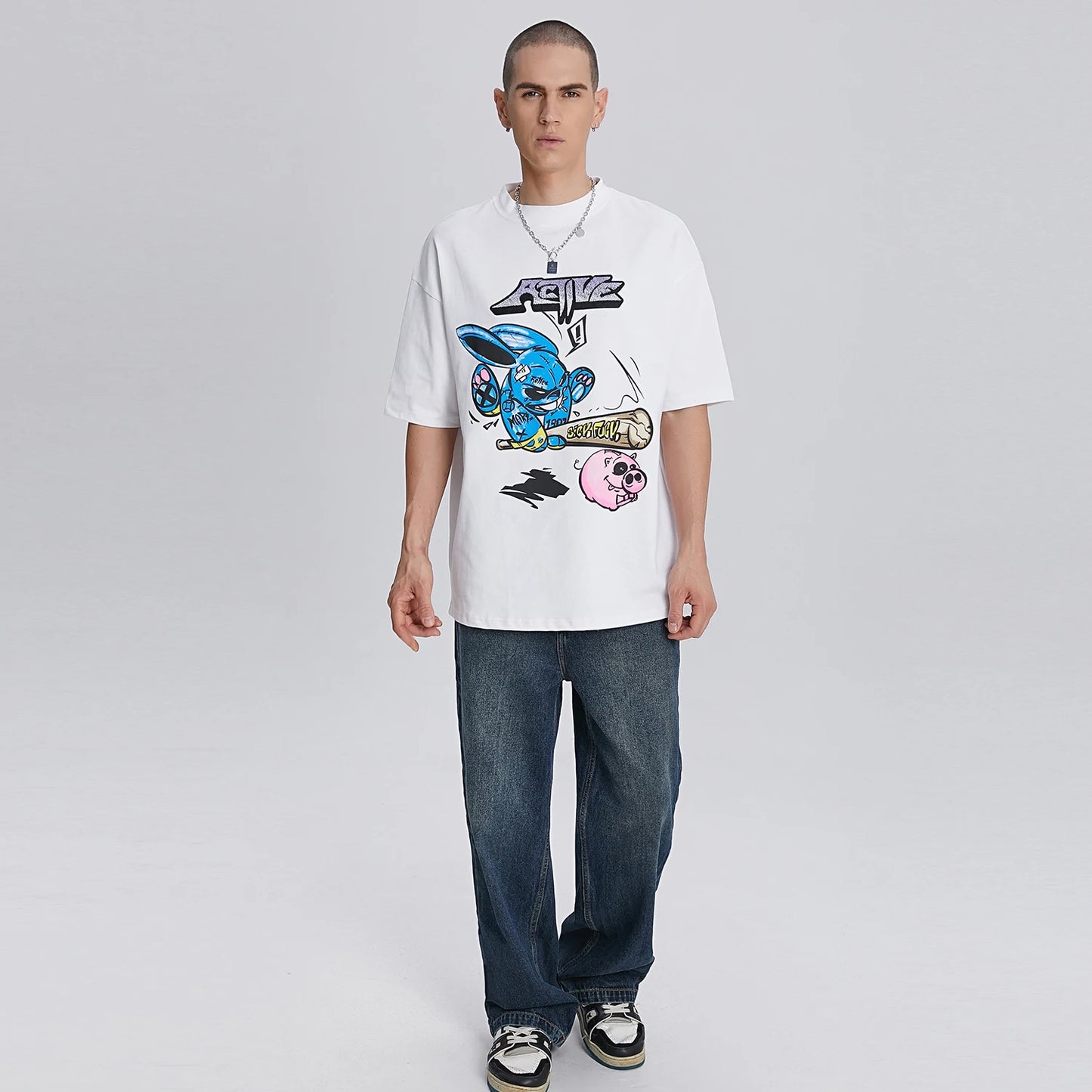 Hip Hop Print Summer Tee