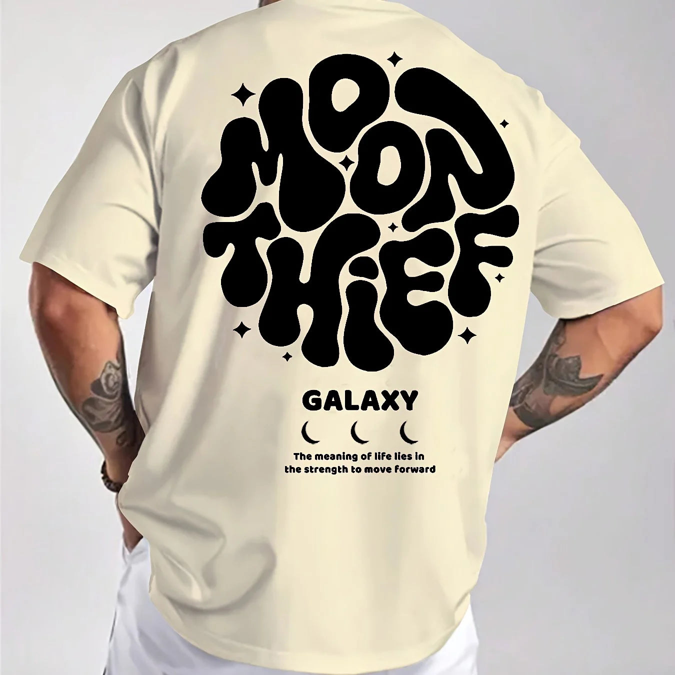 Galaxy Letter Pattern T-shirt