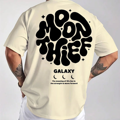 Galaxy Letter Pattern T-shirt