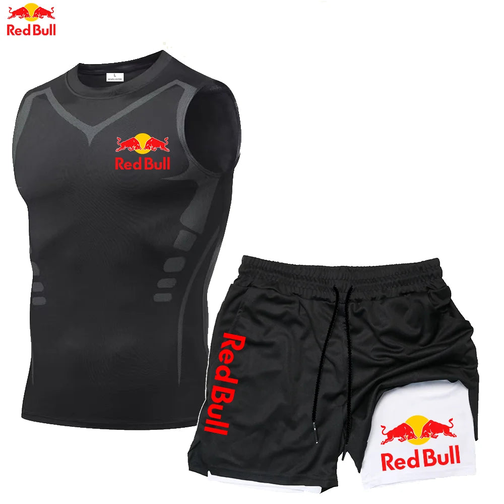 Red Bull Compression Tank Tops