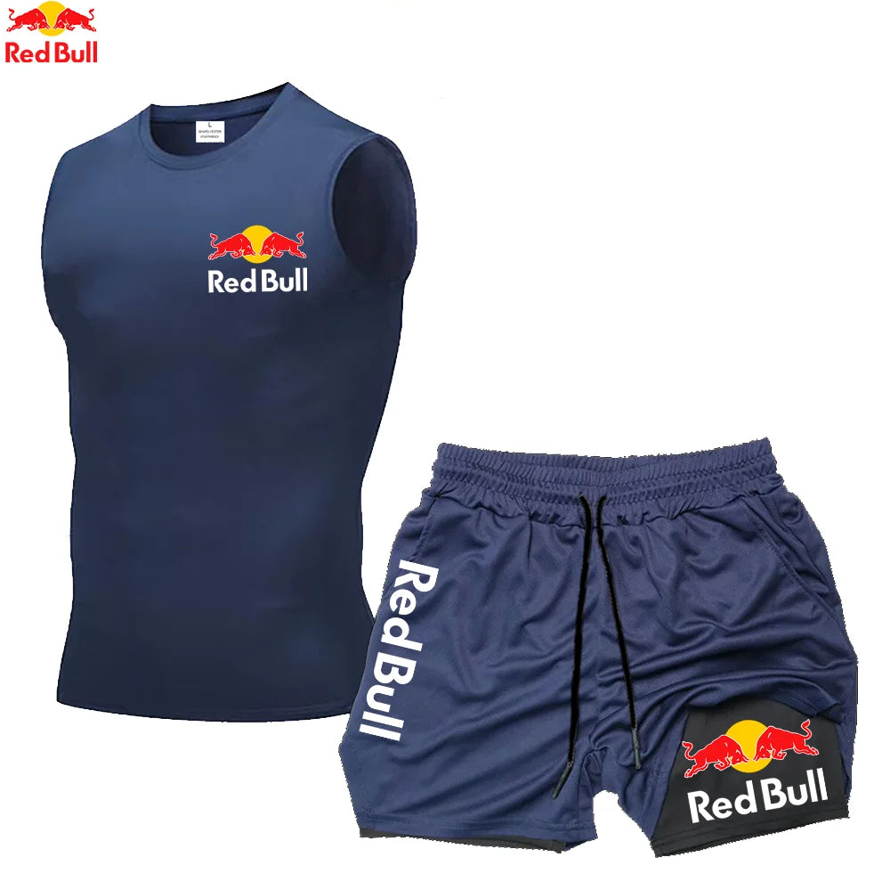 Red Bull Compression Tank Tops