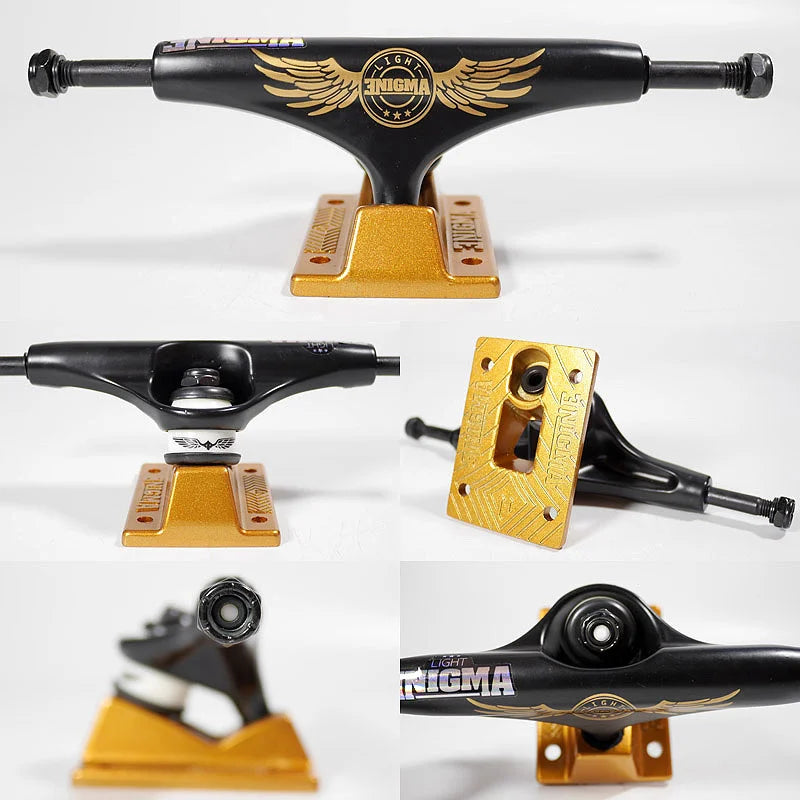 Enigma Double Hollow Aluminum Alloy Skateboard Trucks
