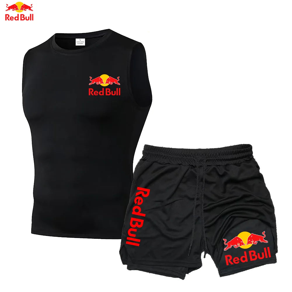 Red Bull Compression Tank Tops
