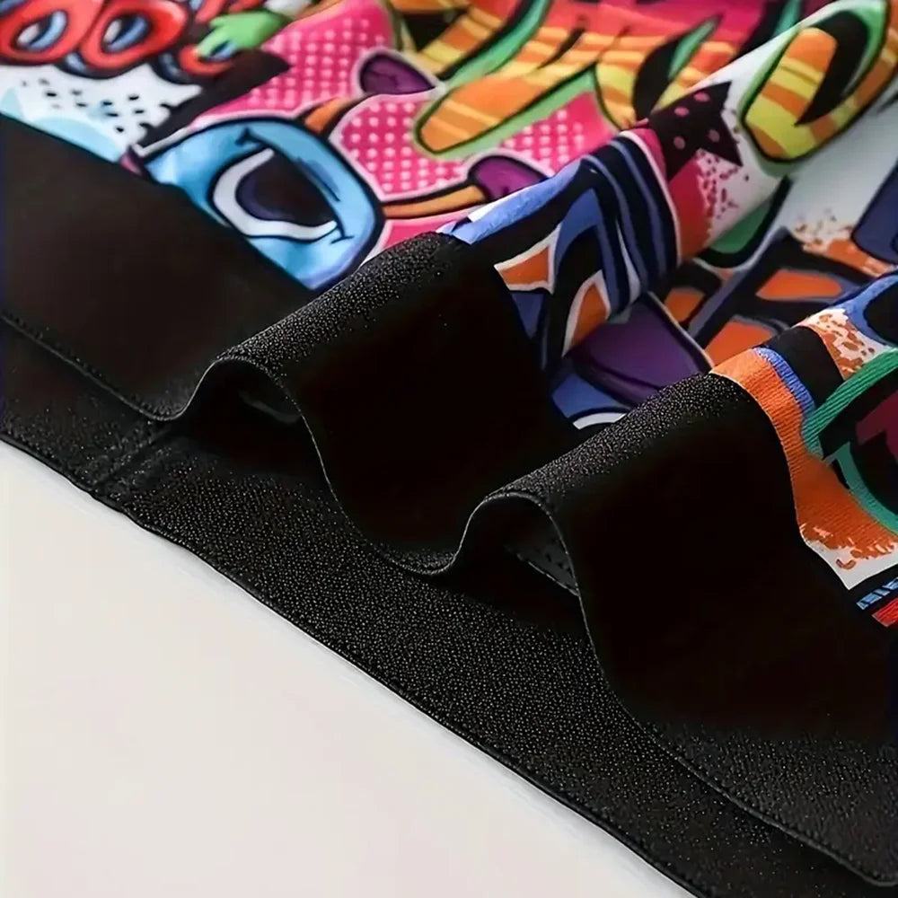 Men’s Graffiti Print Boxer Shorts