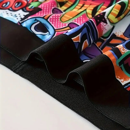 Men’s Graffiti Print Boxer Shorts