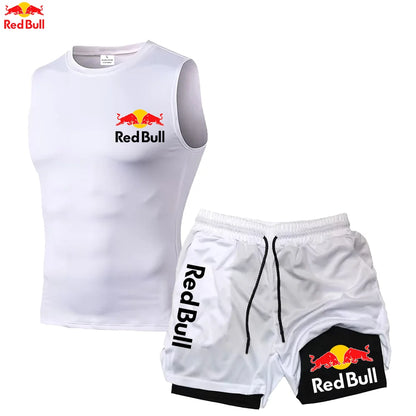 Red Bull Compression Tank Tops