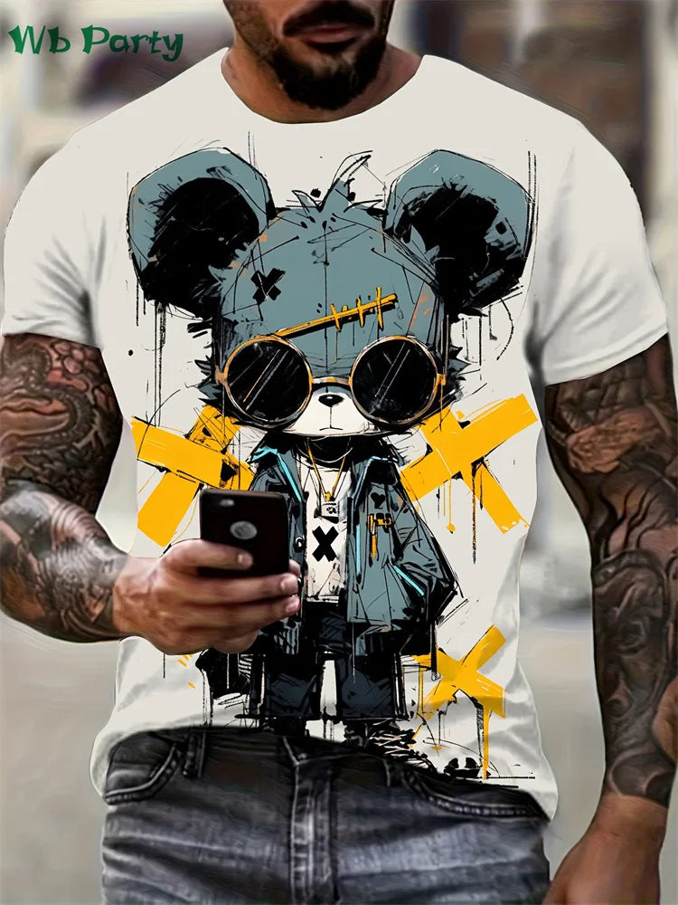Bear Printed T-Shirt