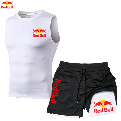 Red Bull Compression Tank Tops