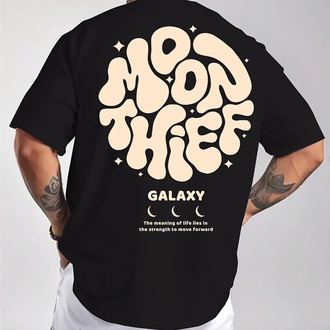 Galaxy Letter Pattern T-shirt