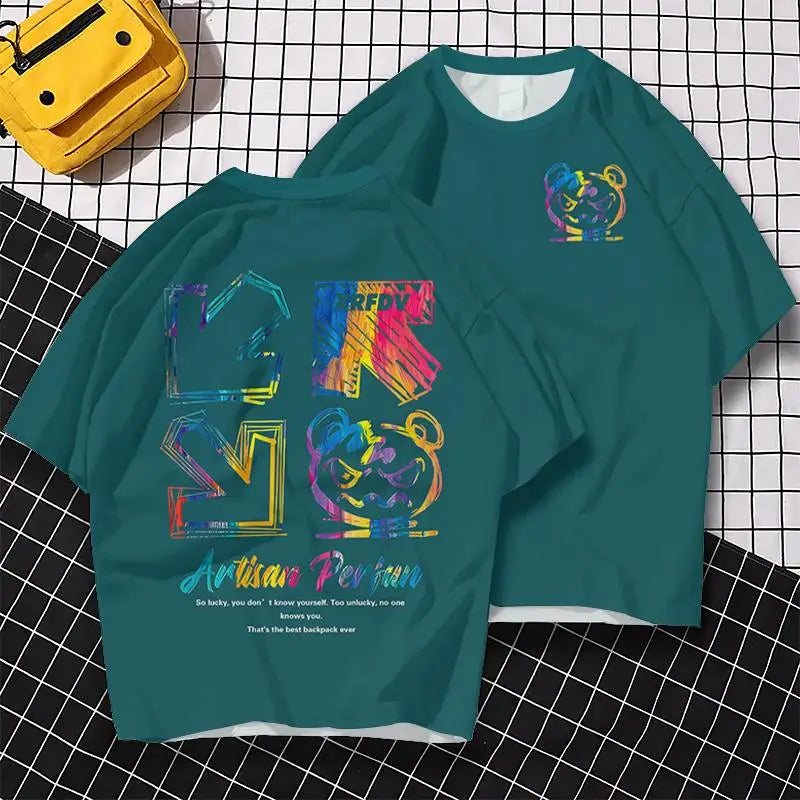 Men’s 3D Print Oversized T-Shirt