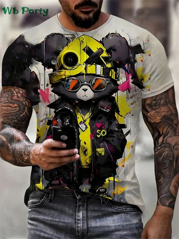 Bear Printed T-Shirt