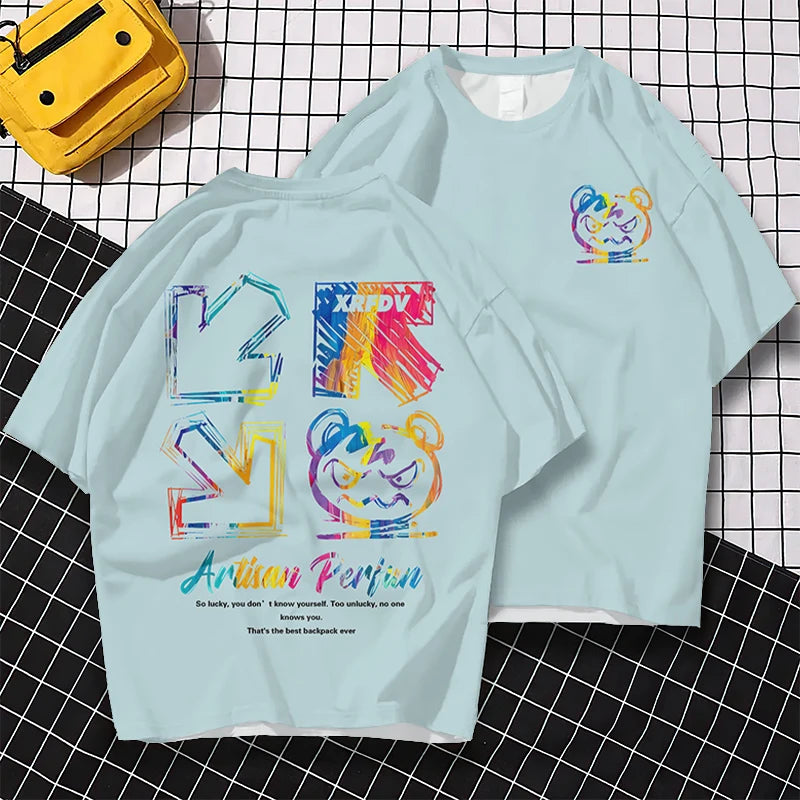 Men’s 3D Print Oversized T-Shirt