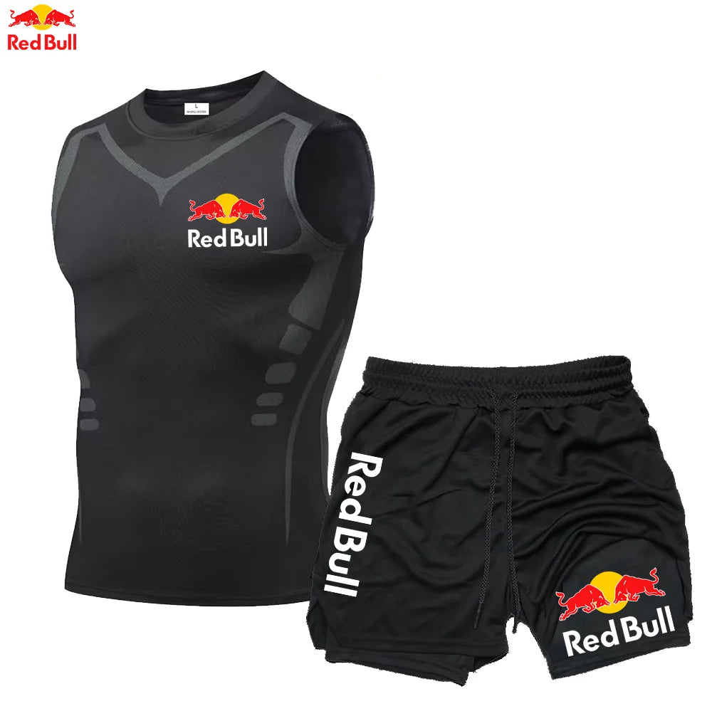 Red Bull Compression Tank Tops