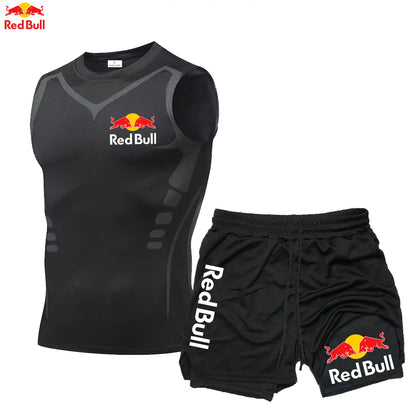 Red Bull Compression Tank Tops