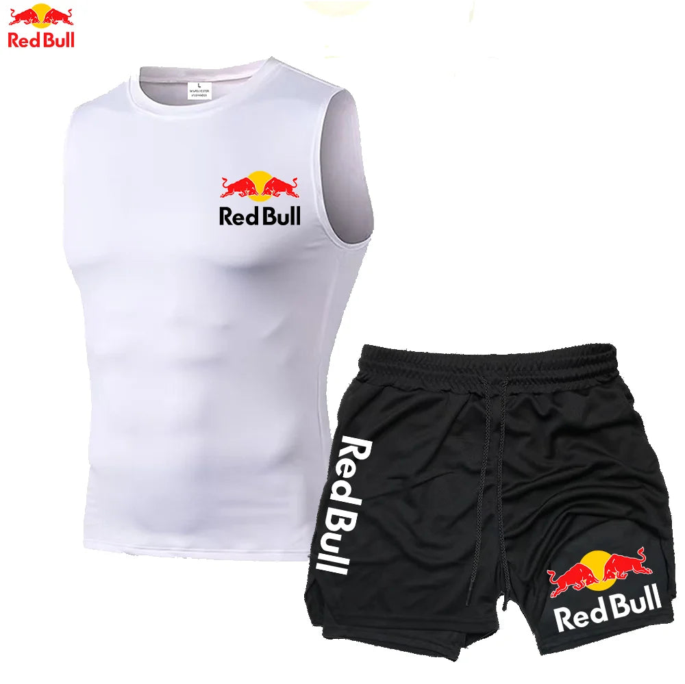 Red Bull Compression Tank Tops