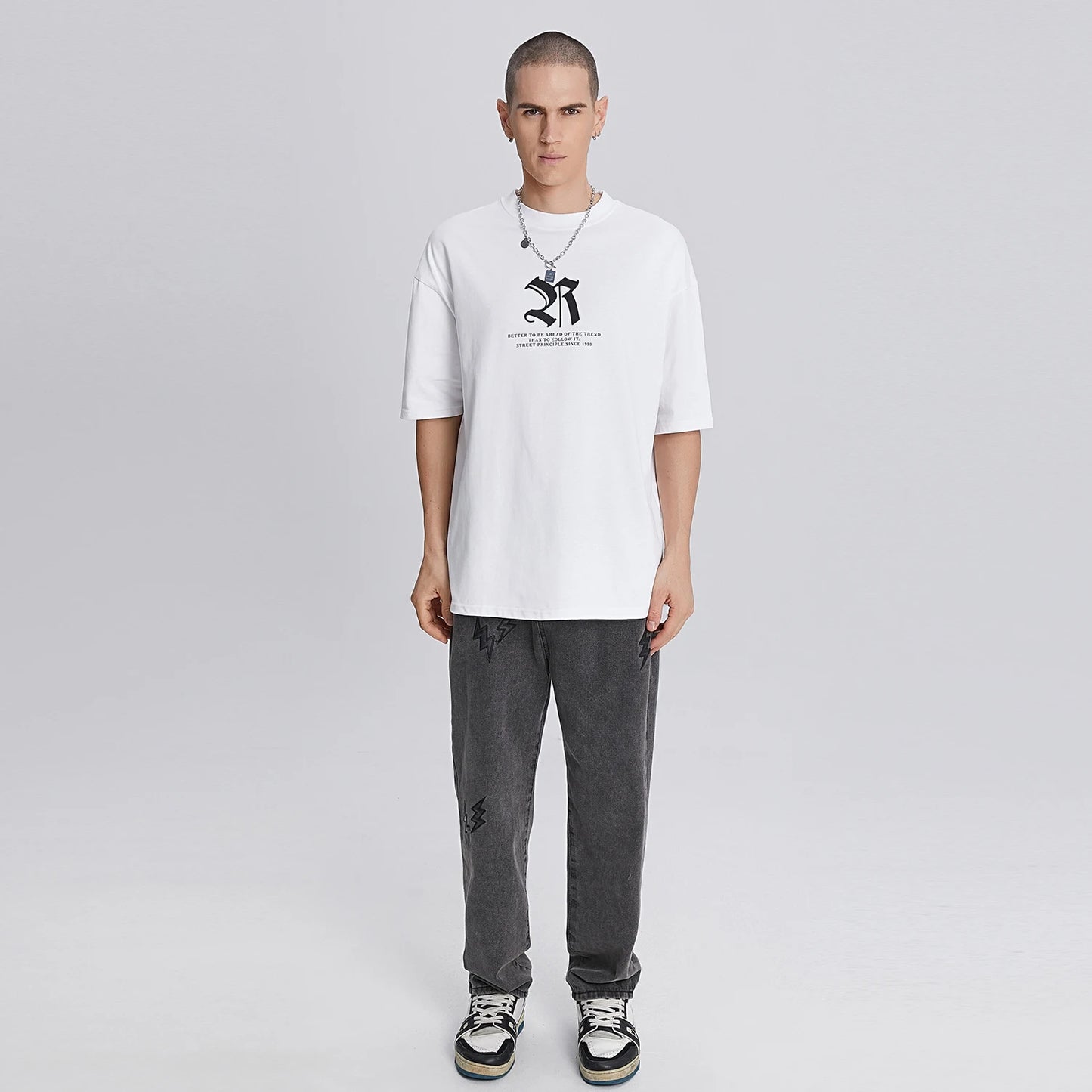 Sladeson T-Shirts with Golden Eagle Printed