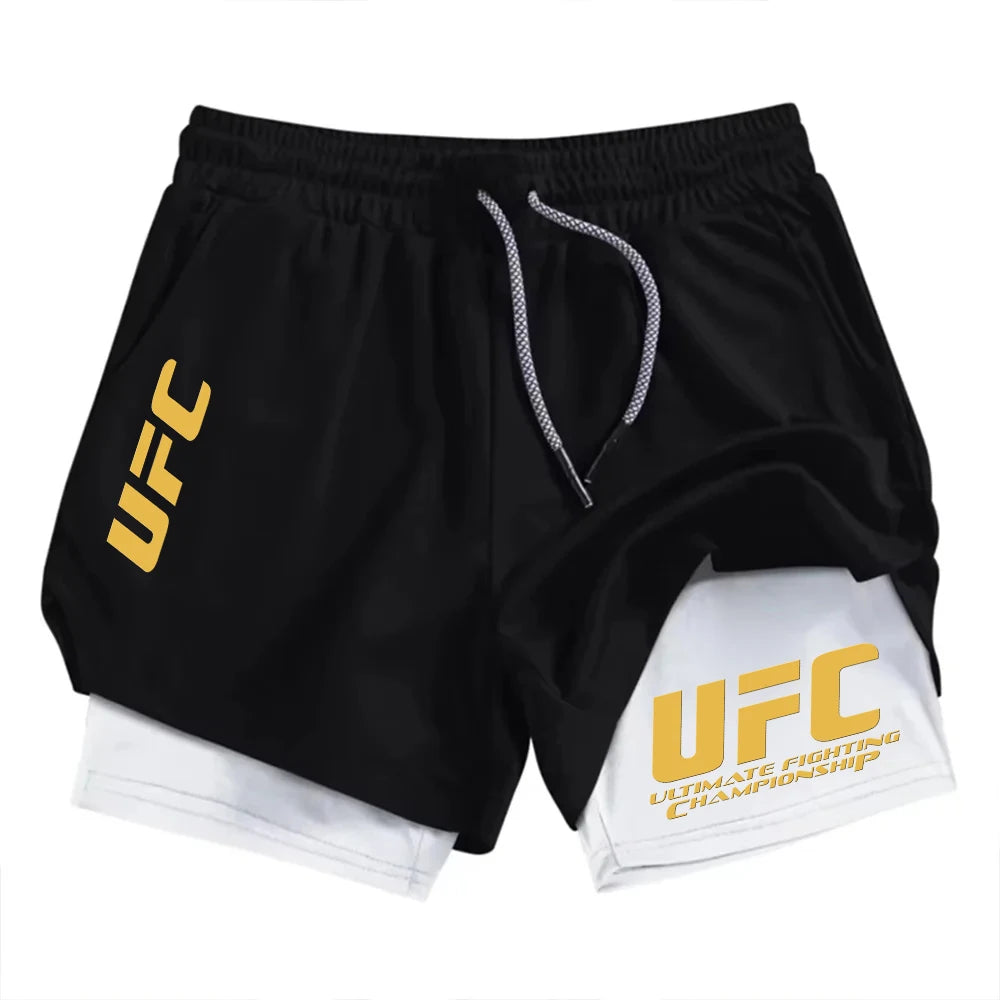UFC Two-in-One Men’s Sports Shorts