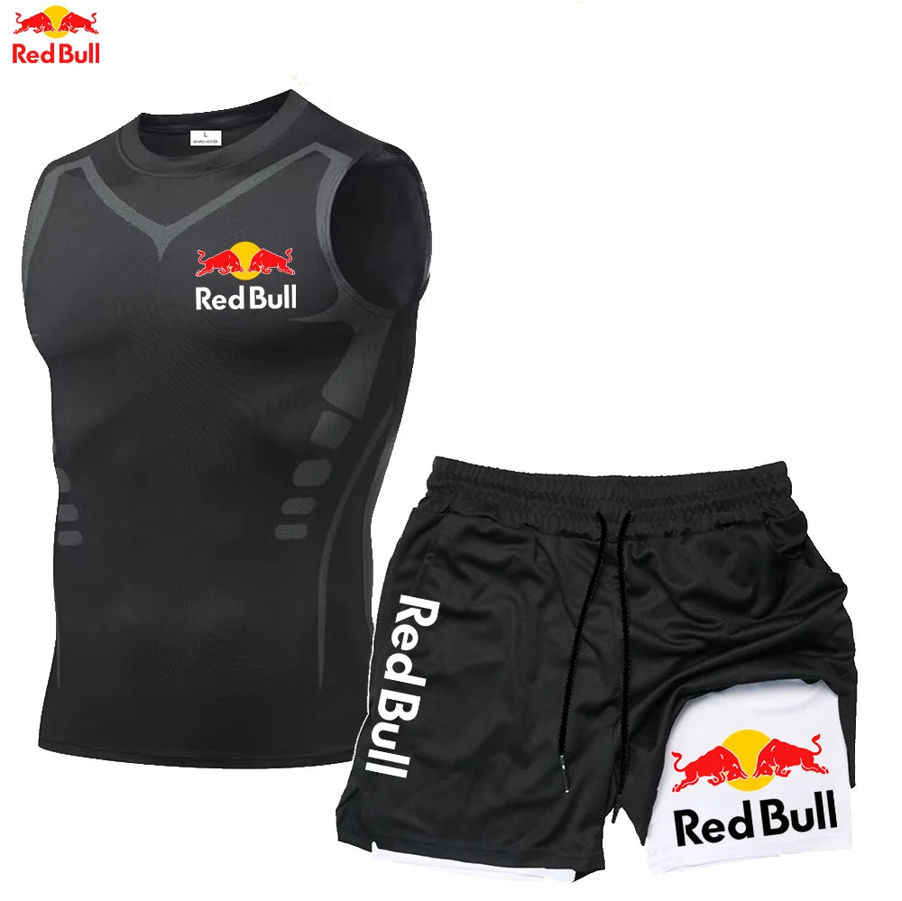 Red Bull Compression Tank Tops