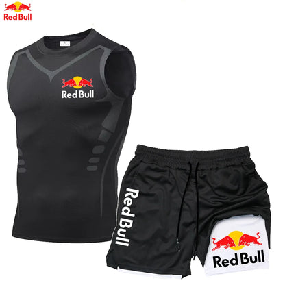 Red Bull Compression Tank Tops