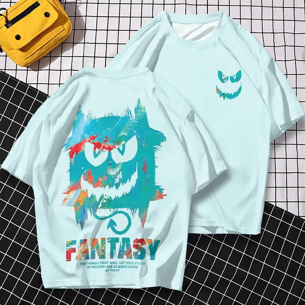 Men’s 3D Print Oversized T-Shirt