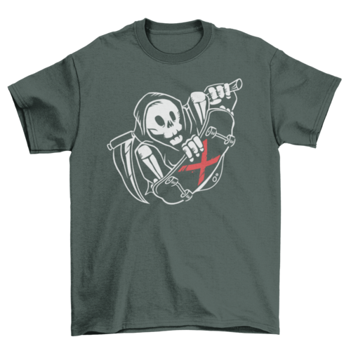 Grim Reaper Skater T-shirt