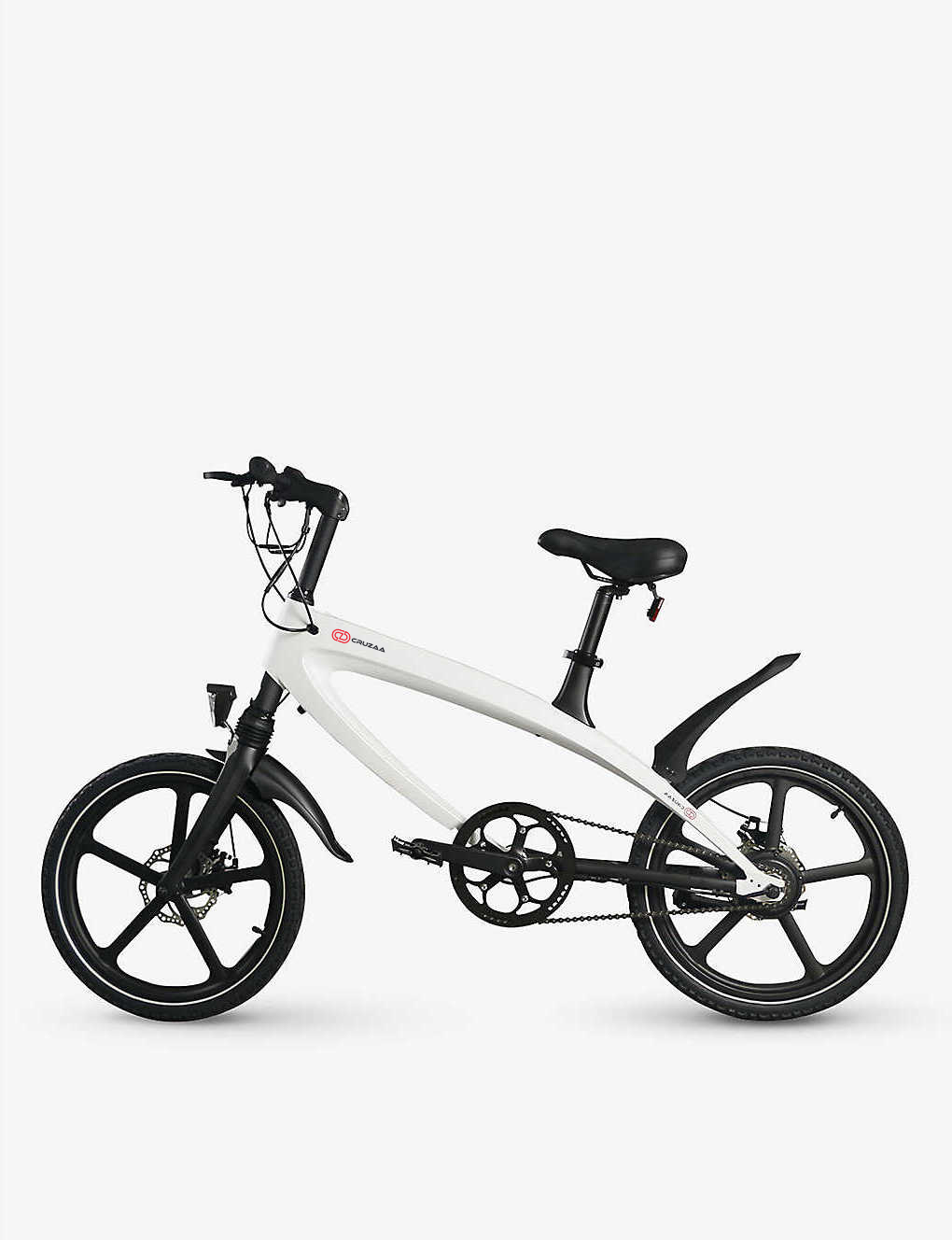 The Official Racing White E-Bike with Built-in Speakers & Bluetooth (Range up to 60km)