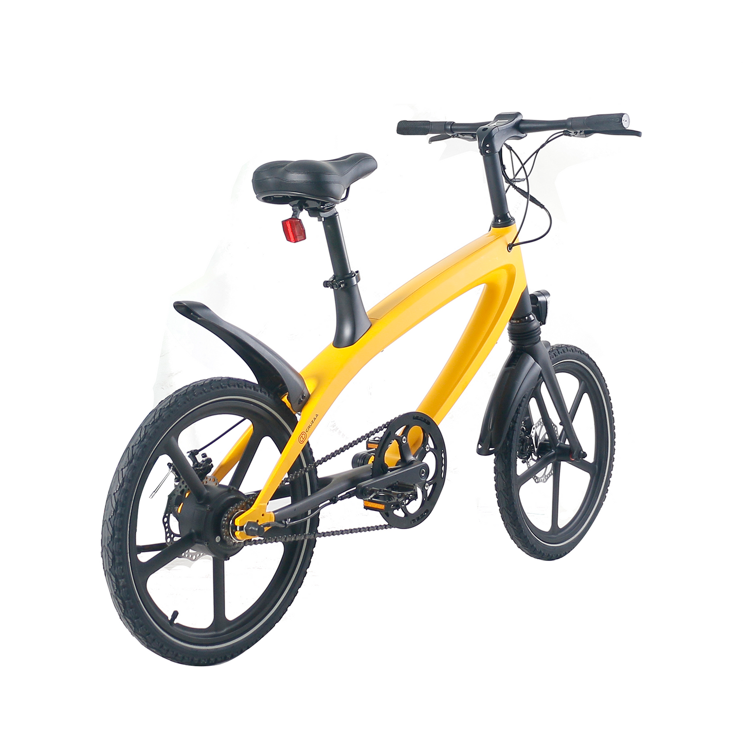 The Official Solar Beam Yellow E-Bike with Built-in Speakers & Bluetooth (Range up to 60km)
