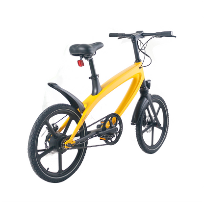 The Official Solar Beam Yellow E-Bike with Built-in Speakers & Bluetooth (Range up to 60km)
