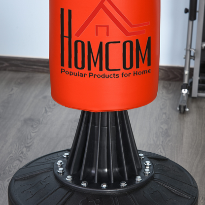 HOMCOM 3-IN-1 Freestanding Boxing Punch Bag Stand with Rotating Flexible Arm, Speed Ball, Waterable Base