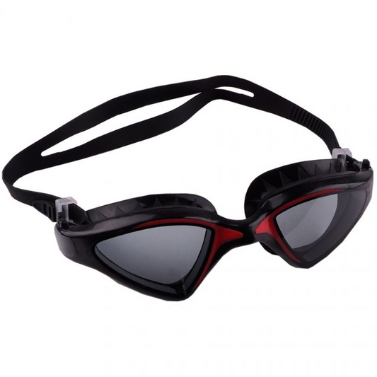 Crowell Flo swimming goggles black and red
