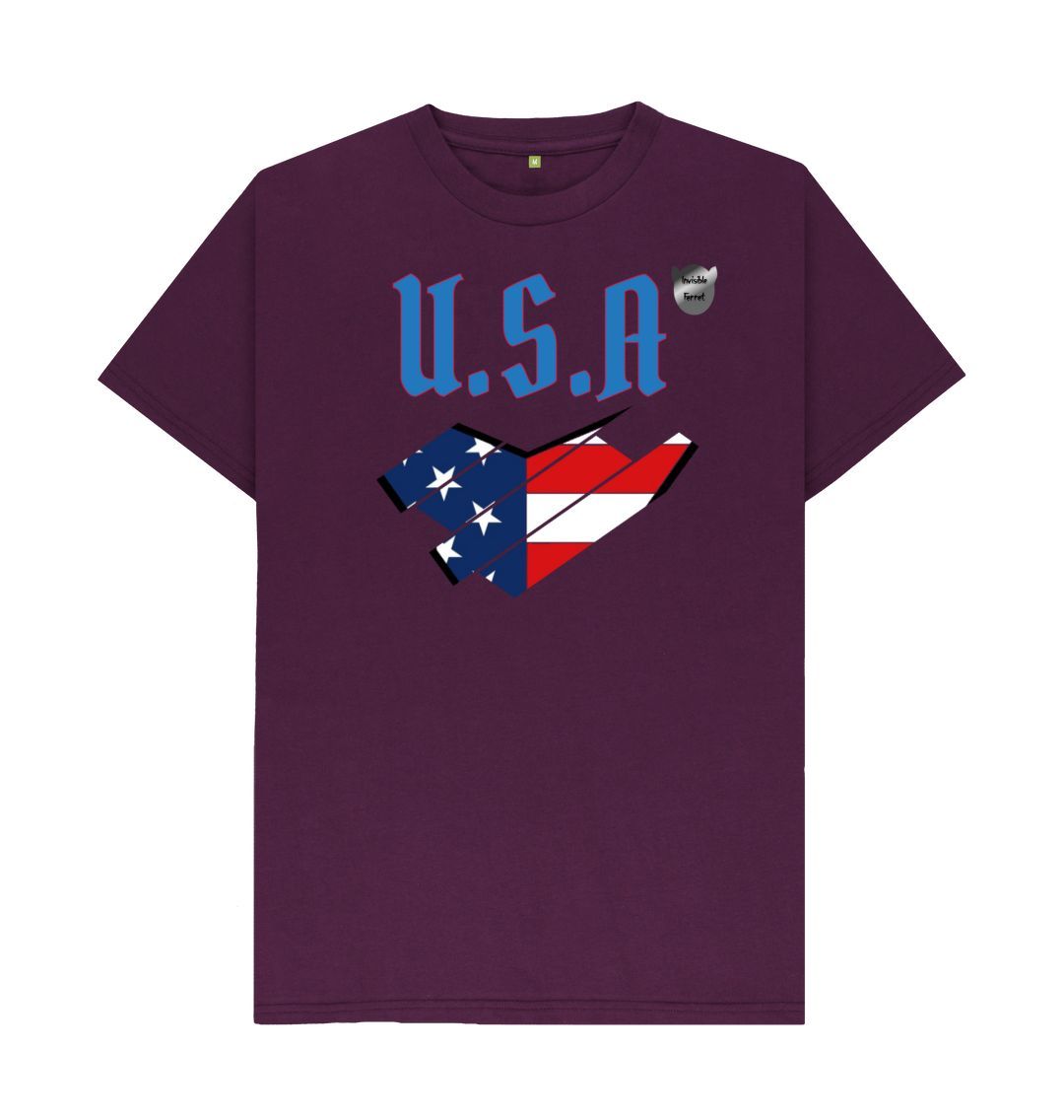 Purple United States T-Shirt