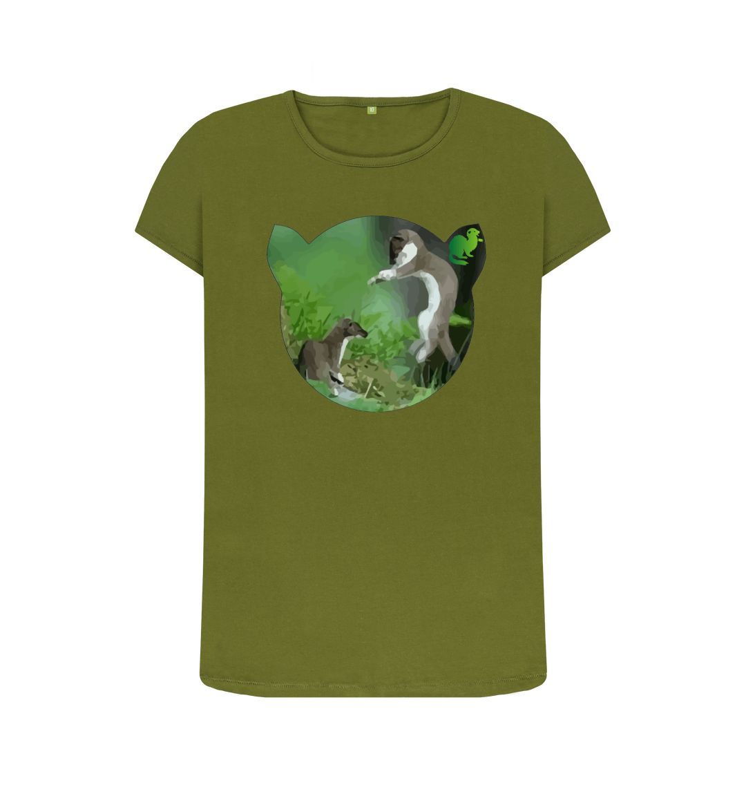Moss Green Playtime - Ladies T-Shirt